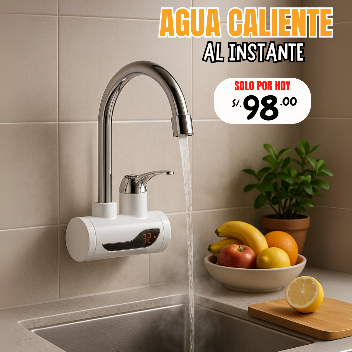 Grifo Agua Caliente al Instante